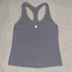 LULULEMON SIZE 6 SHORT LENGTH ICED IRIS COOL RACERBACK II